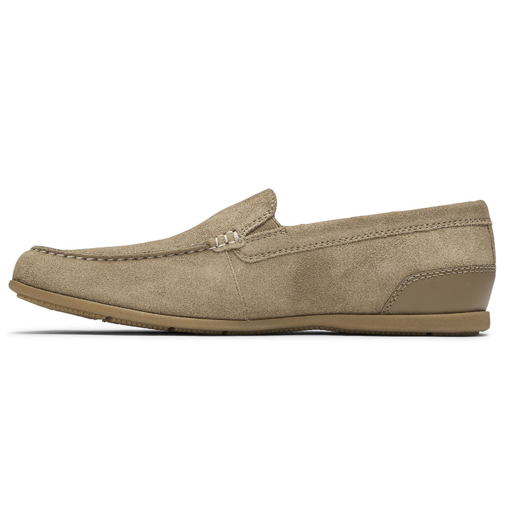 Rockport Singapore Mens Slip-On - Malcom Venetian Olive - YO2763985